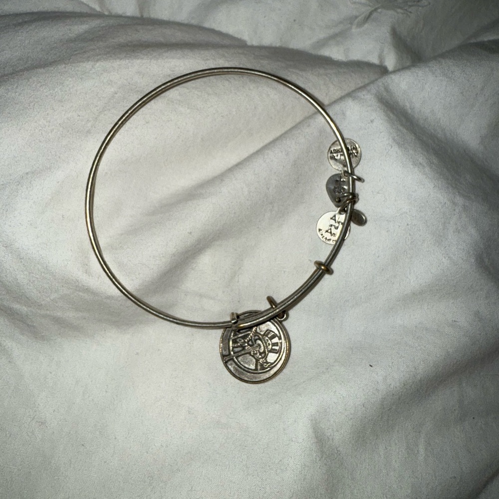 Alex & Ani Elegant Silver Charm Bangle